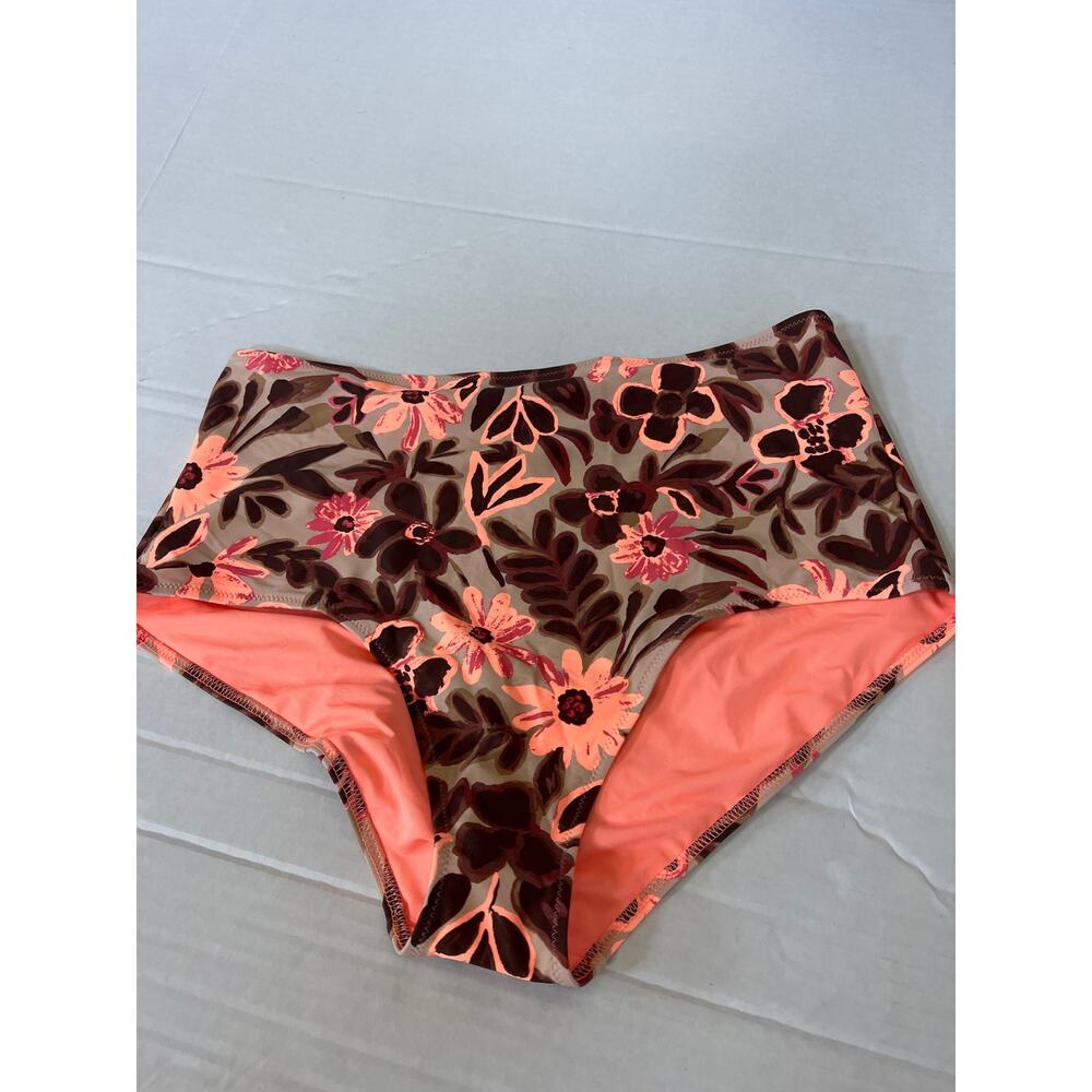 Aerie Floral Multicolor High Wasted Full Coverage